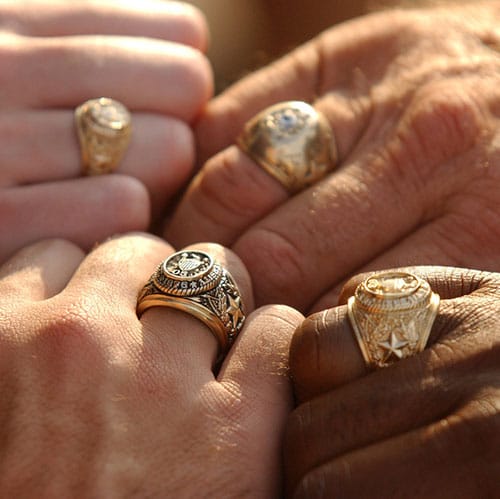 four aggie rings